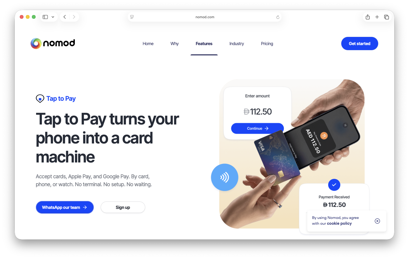 Nomod Feature Pages preview
